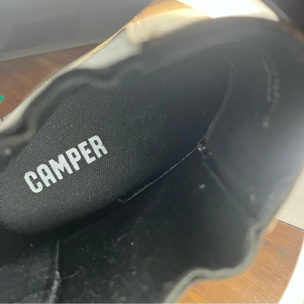 Camper Pix Ankle Boots‎ Black/Tan Size EU 46 US 13